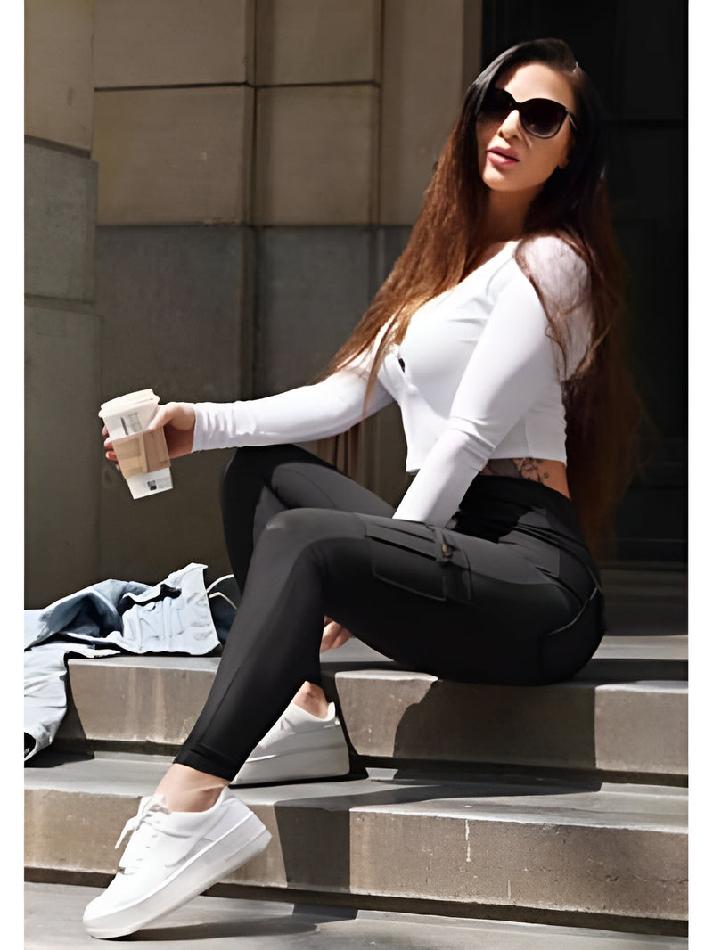 Damen-Cargo-Leggings - Nova
