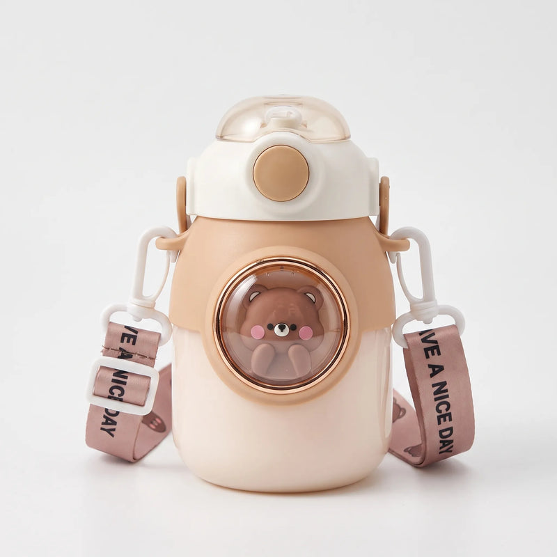 Cartoon Character Children's Water Bottle - Bubblio