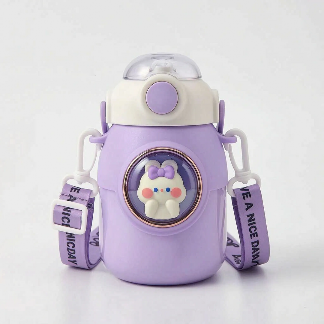 Cartoon Character Children's Water Bottle - Bubblio