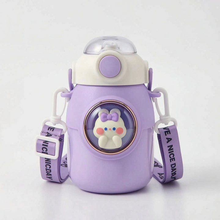 Cartoon Character Children's Water Bottle - Bubblio