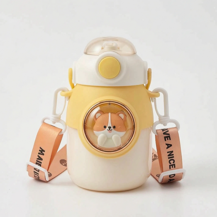 Cartoon Character Children's Water Bottle - Bubblio