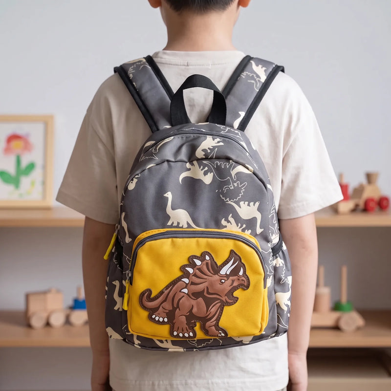 Cartoon Dinosaur Print Children's Rucksack - Dinoro
