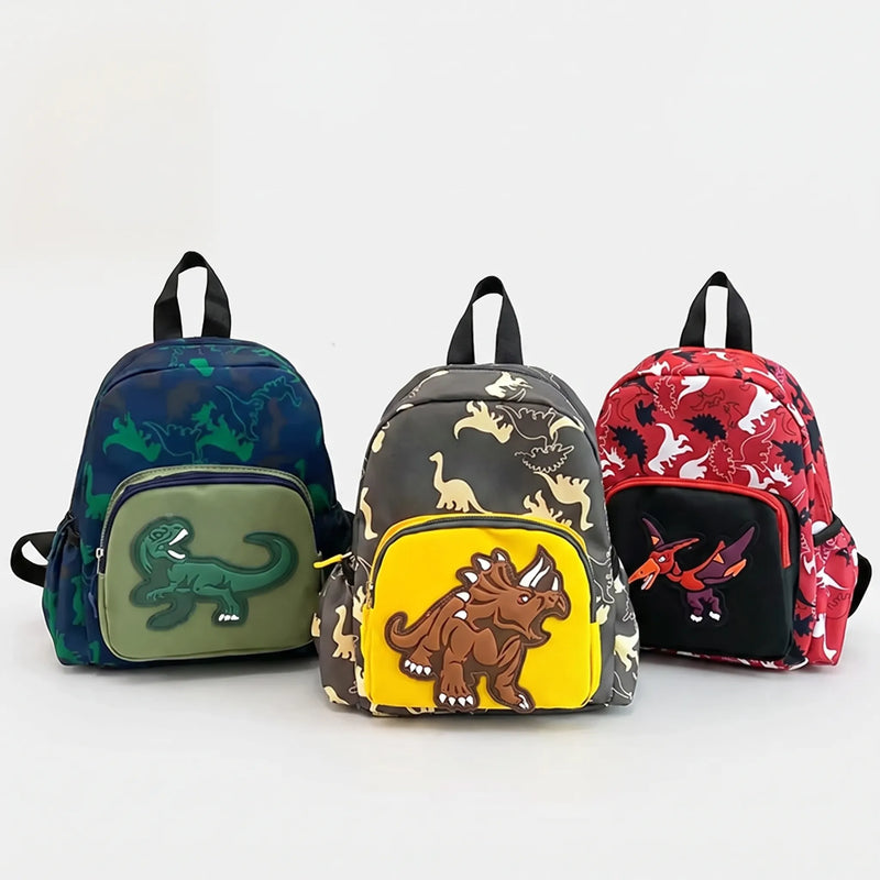 Cartoon Dinosaur Print Children's Rucksack - Dinoro