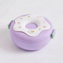 Cartoon Doughnut Shaped Compartment Lunch Box - Snacklet