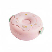 Cartoon Doughnut Shaped Compartment Lunch Box - Snacklet