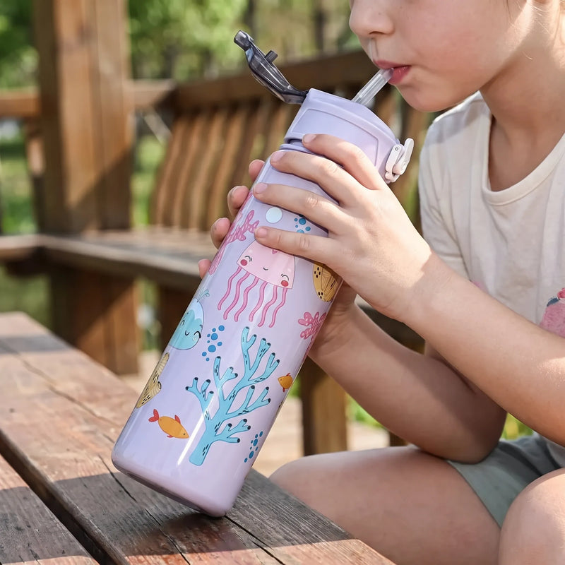 Cartoon Print Reusable Drinks Bottle - Sipify