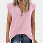 Lockere Damen-Sommerbluse mit Knopfleiste - Léa