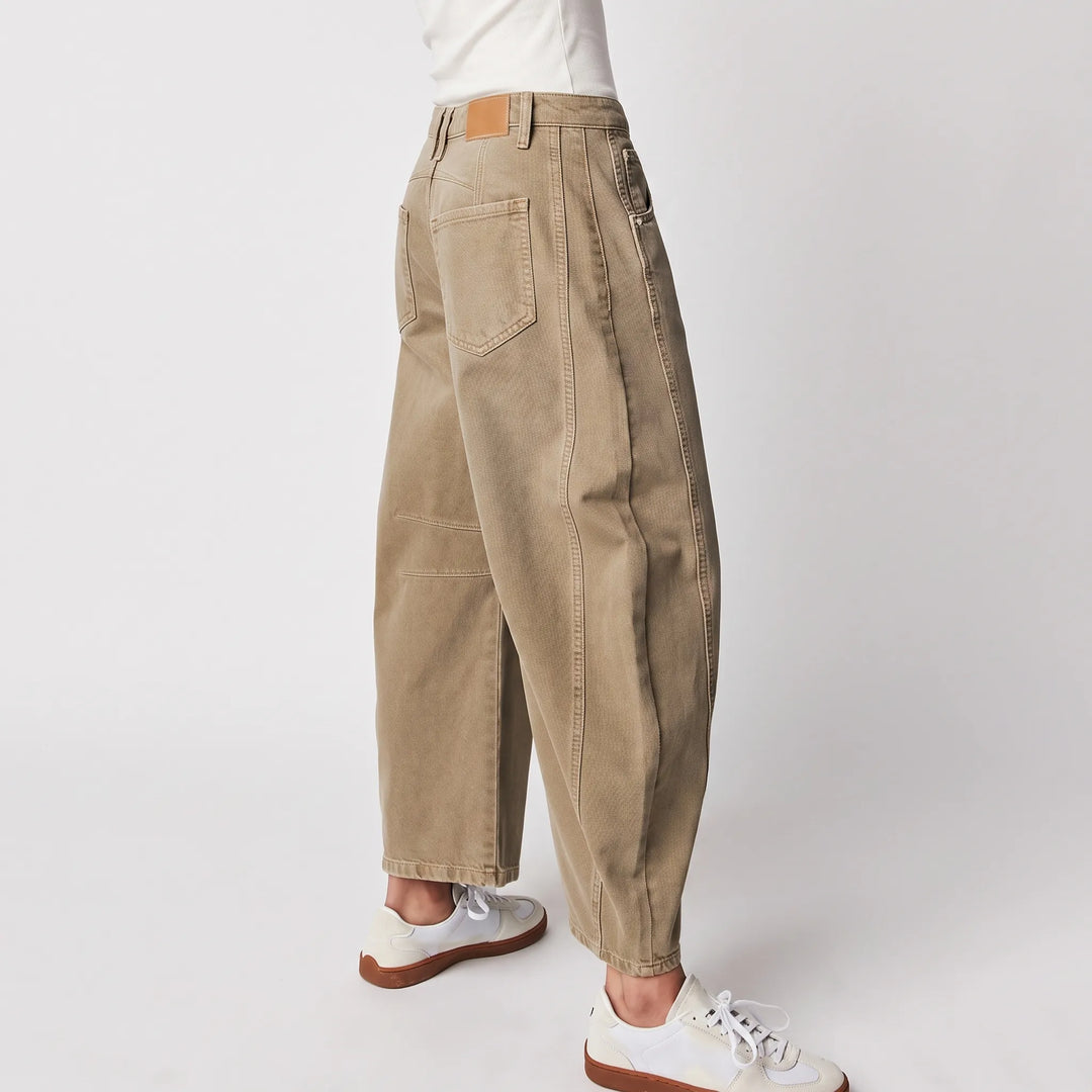 Casual Broek Met Barrel-Pijp -  Lorene