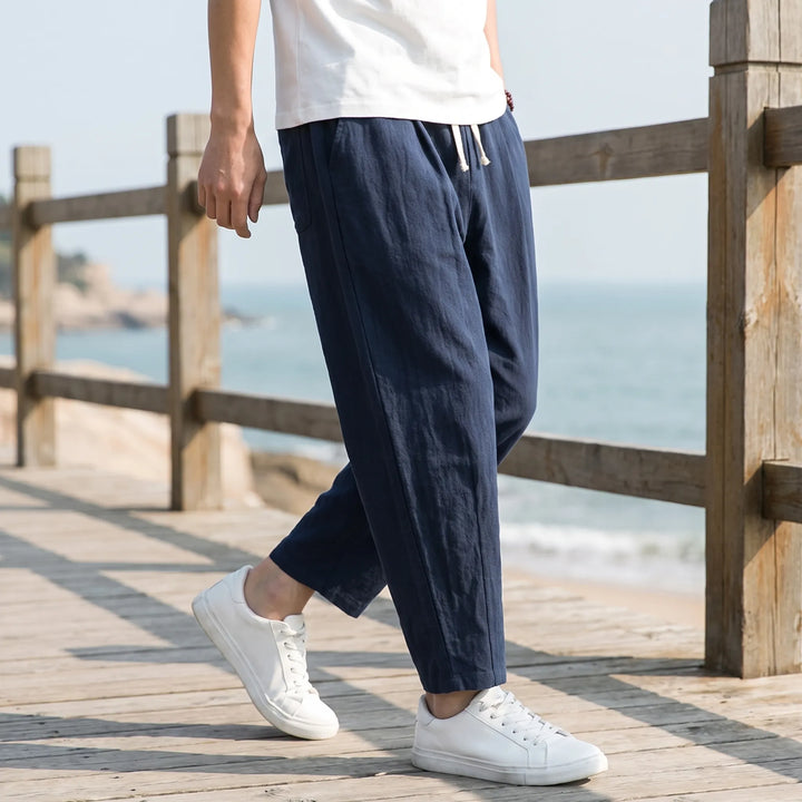 Casual Broek Met Rechte Pijpen -  Sammy