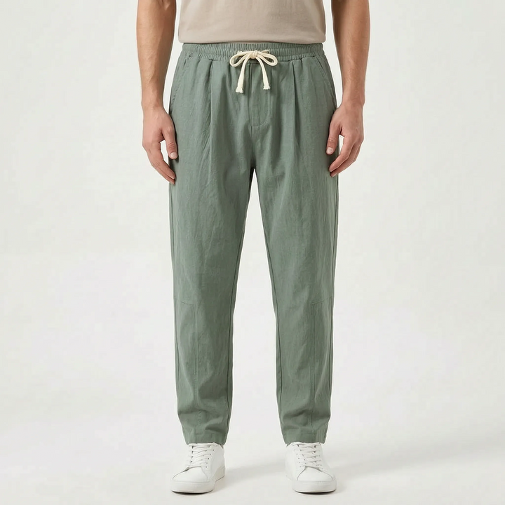 Casual Broek Met Rechte Pijpen -  Sammy