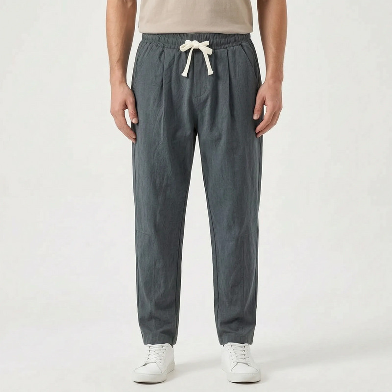 Casual Broek Met Rechte Pijpen -  Sammy