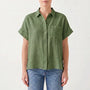 Casual Button-Down Shirt -  Kelley