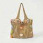 Casual Gehaakte Tas Met Bloemen - Florinta
