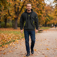 Casual Heren Hoodie Met Capuchon Voor Frisse Dagen