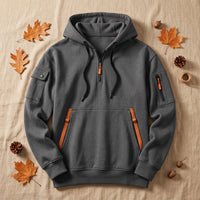 Casual Heren Hoodie Met Capuchon Voor Frisse Dagen
