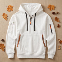 Casual Heren Hoodie Met Capuchon Voor Frisse Dagen