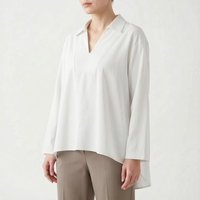 Casual High-Low Tunic Top -  Velma