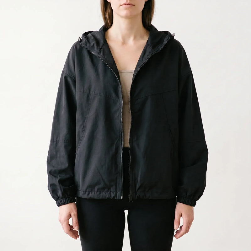 Casual Hooded Windbreaker Jacket -  Regina