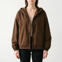 Casual Hooded Windbreaker Jacket -  Regina