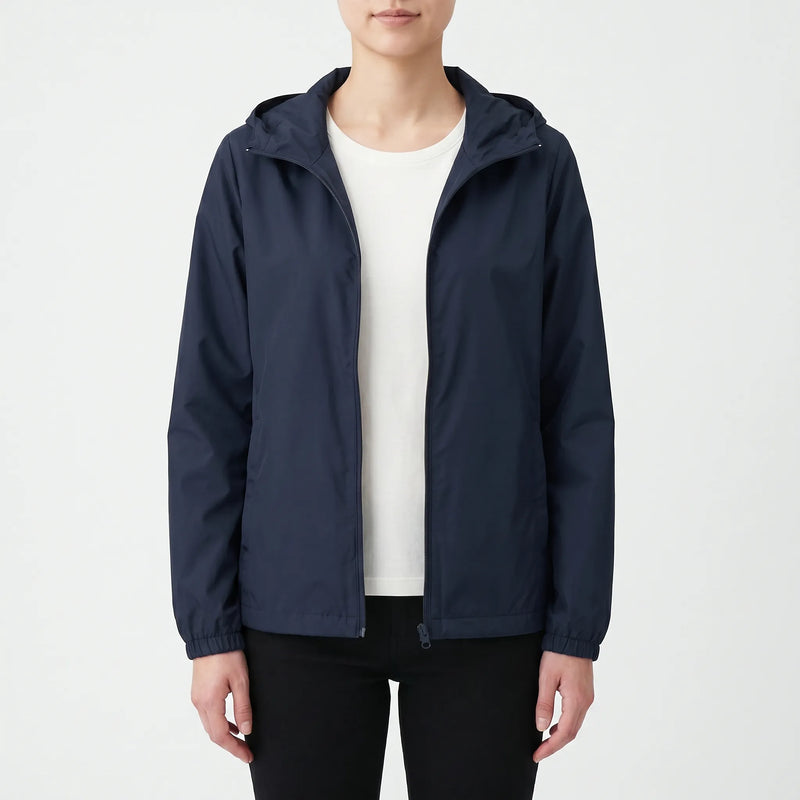 Casual Hooded Windbreaker Jacket -  Vickie