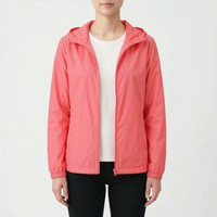 Casual Hooded Windbreaker Jacket -  Vickie