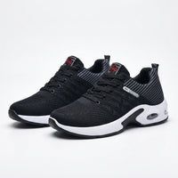 Casual Lace-Up Walking Trainers - StrideFlow