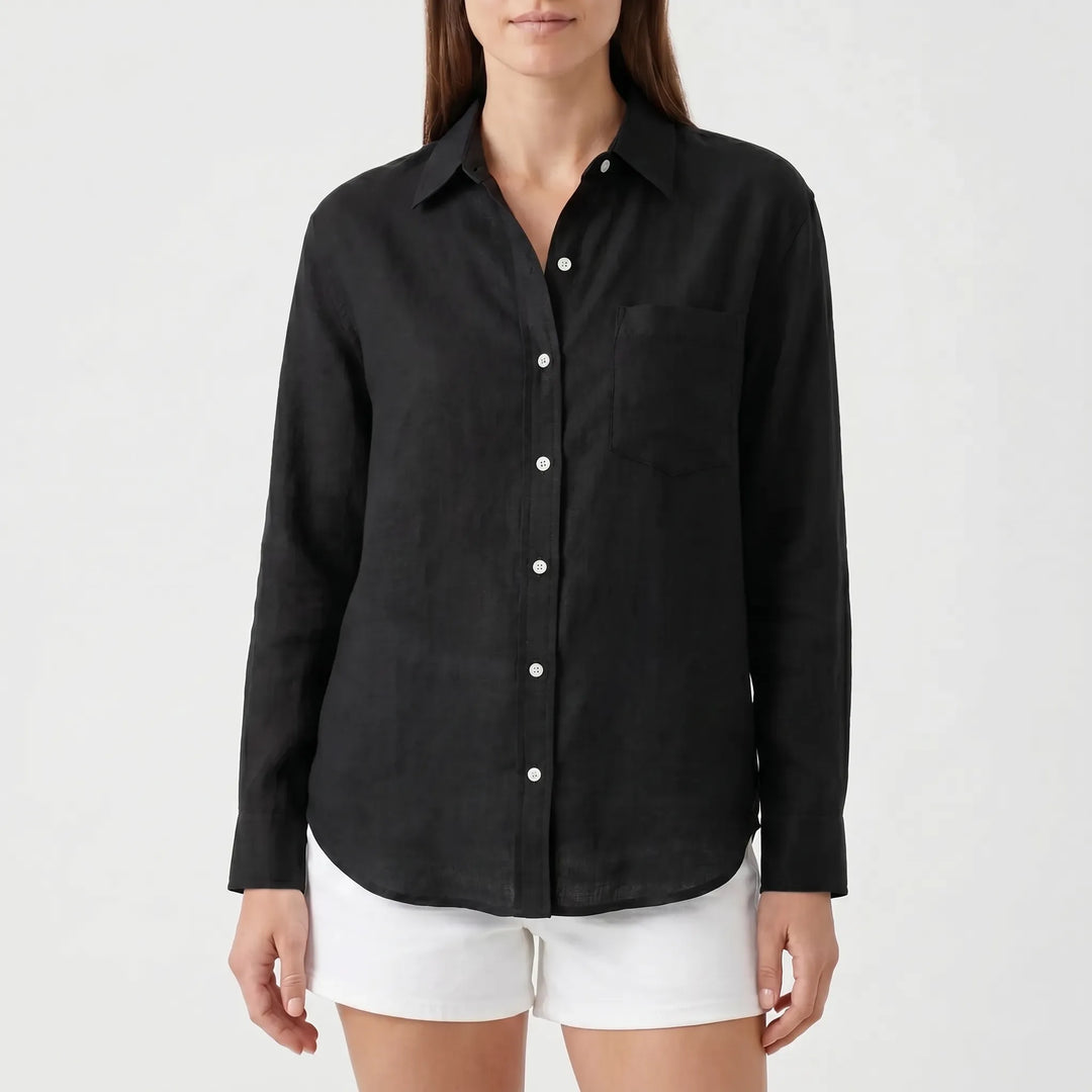 Casual Long-Sleeve Blouse -  Rosalie