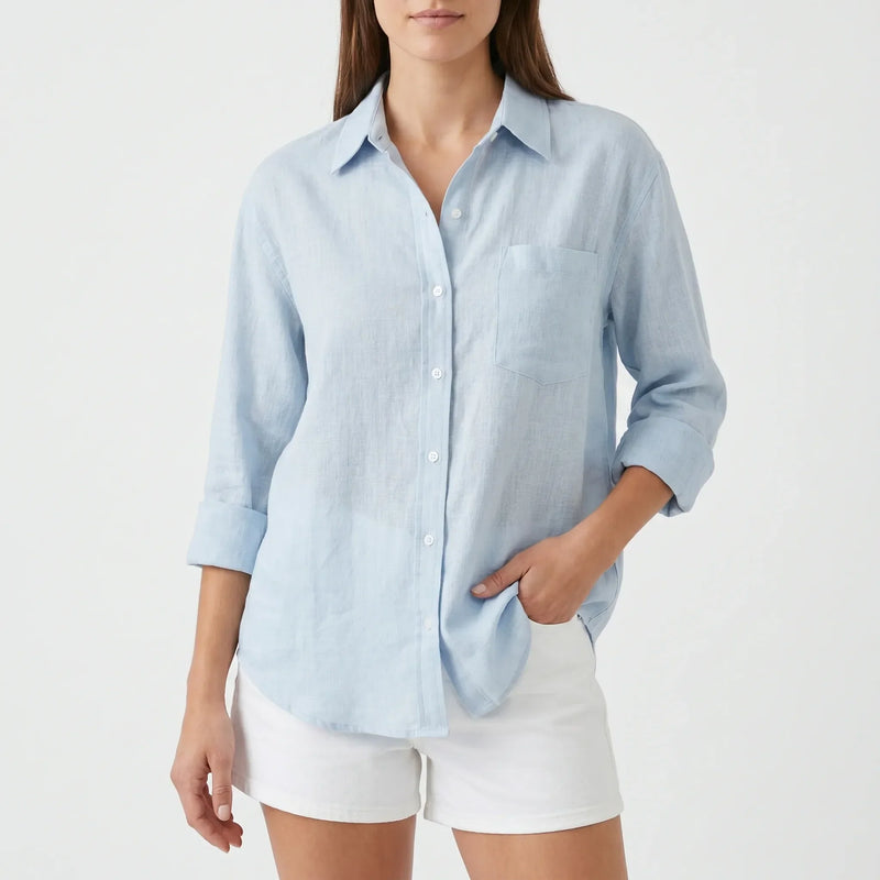 Casual Long-Sleeve Blouse -  Rosalie