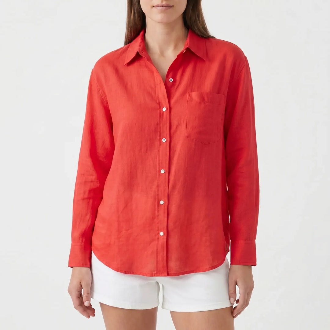 Casual Long-Sleeve Blouse -  Rosalie