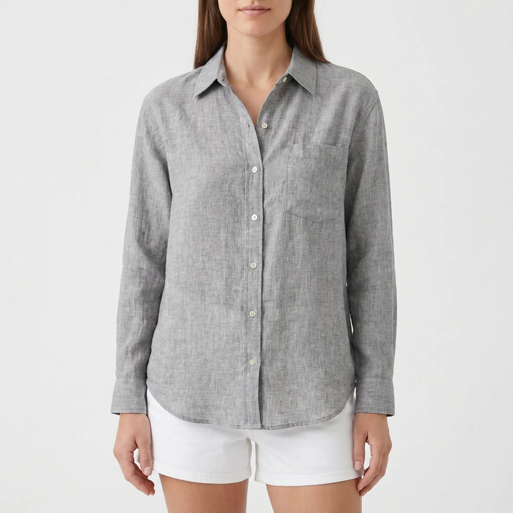 Casual Long-Sleeve Blouse -  Rosalie