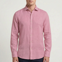 Casual Long-Sleeve Button-Up Shirt -  Bruce