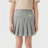 Casual Pleated A-Line Girls Skort - Kinvie