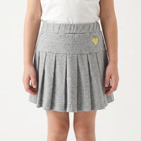 Casual Pleated A-Line Girls Skort - Kinvie