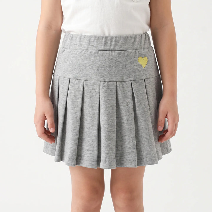Casual Pleated A-Line Girls Skort - Kinvie
