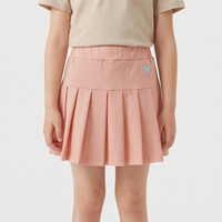 Casual Pleated A-Line Girls Skort - Kinvie