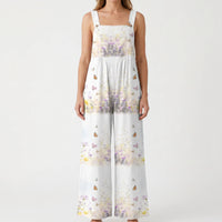 Casual Wide-Leg Floral Jumpsuit - Jessica