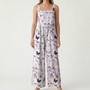 Casual Wide-Leg Floral Jumpsuit - Jessica