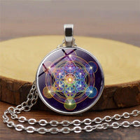 Chakra Hangertje met Metatron’s Kubus - Solantra