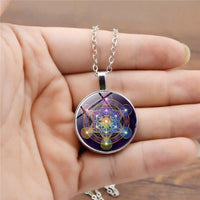 Chakra Hangertje met Metatron’s Kubus - Solantra