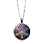 Chakra-Anhänger mit Metatrons Würfel - Solantra
