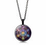 Chakra-Anhänger mit Metatrons Würfel - Solantra