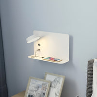 LED-Wandleuchte mit USB-Ladegerät und Schalter - GlowPort
