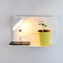 LED-Wandleuchte mit USB-Ladegerät und Schalter - GlowPort