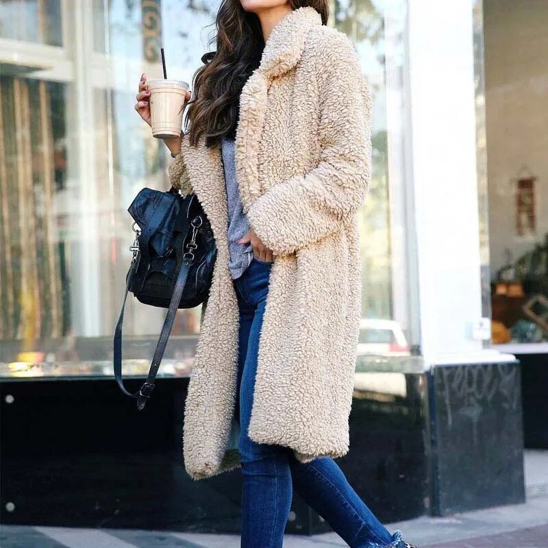 Bequemer Damen-Wintermantel - Mila