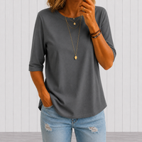 Relaxed Everyday Half-Sleeve Tee for Women 7