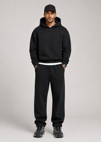 Men's Hoodie & Jogger Set - Soft Cotton Blend, Casual Fit 1