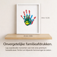 Family Handprint Keepsake Kit with Frame 8