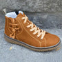 Klassische Vintage-Leder-Winterstiefel für Damen - Sofia