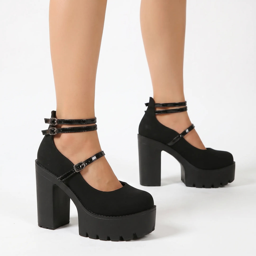 Chunky Mary Janes Shoes - Antonia