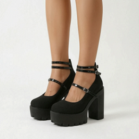 Chunky Mary Janes Shoes - Antonia